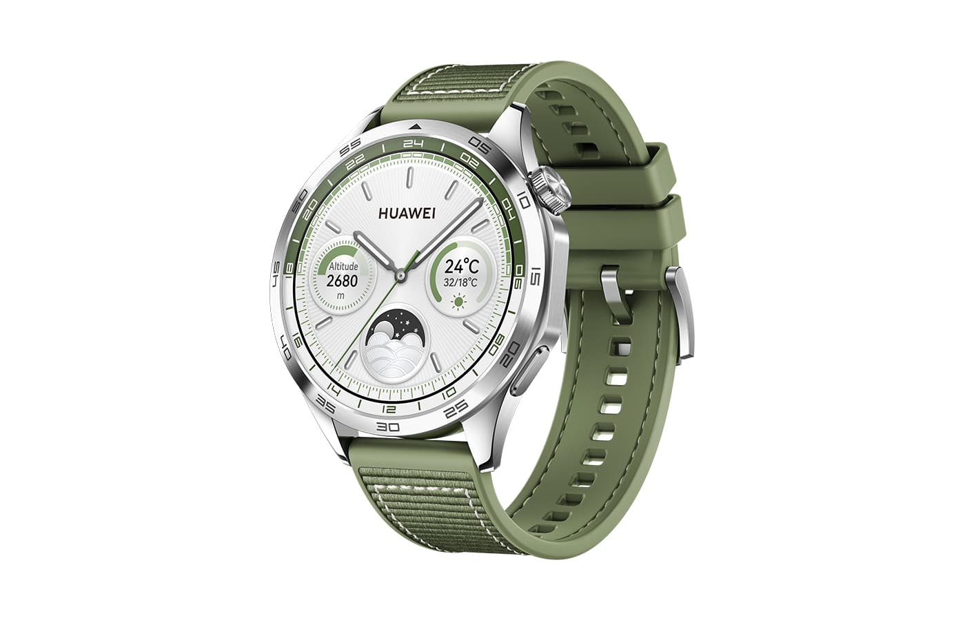 Smartwatch Watch GT 4 46mm Green Woven "55020BGV" — miniatură