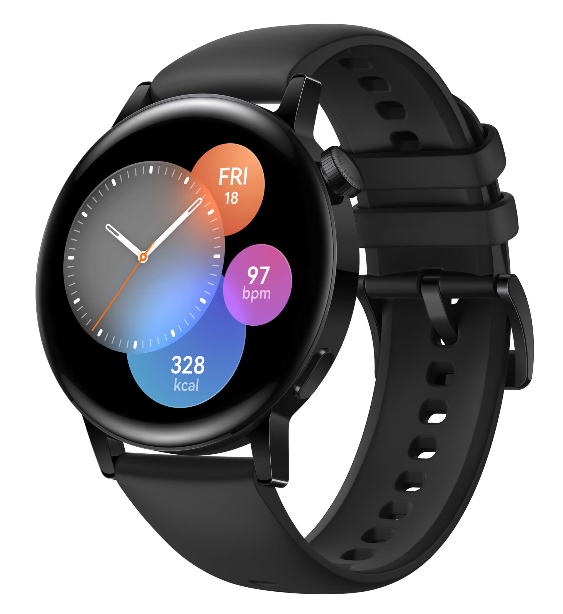 Smartwatch Watch GT 3 Active 42mm Black "55027152-Milo-B19S" — miniatură