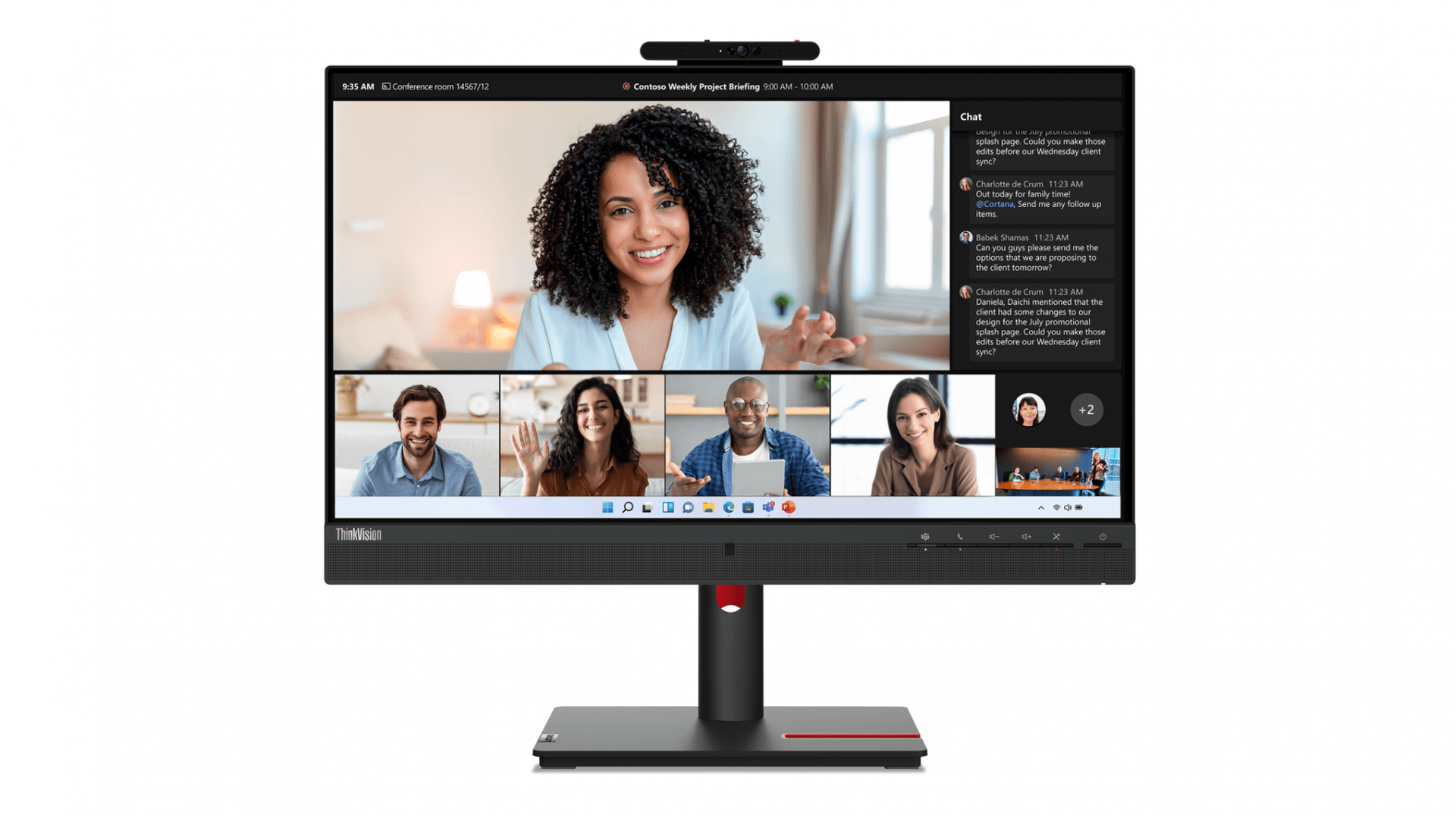 ThinkVision T24mv-30 24" IPS FHD HMDI 3Y "63D7UAT3EU"
