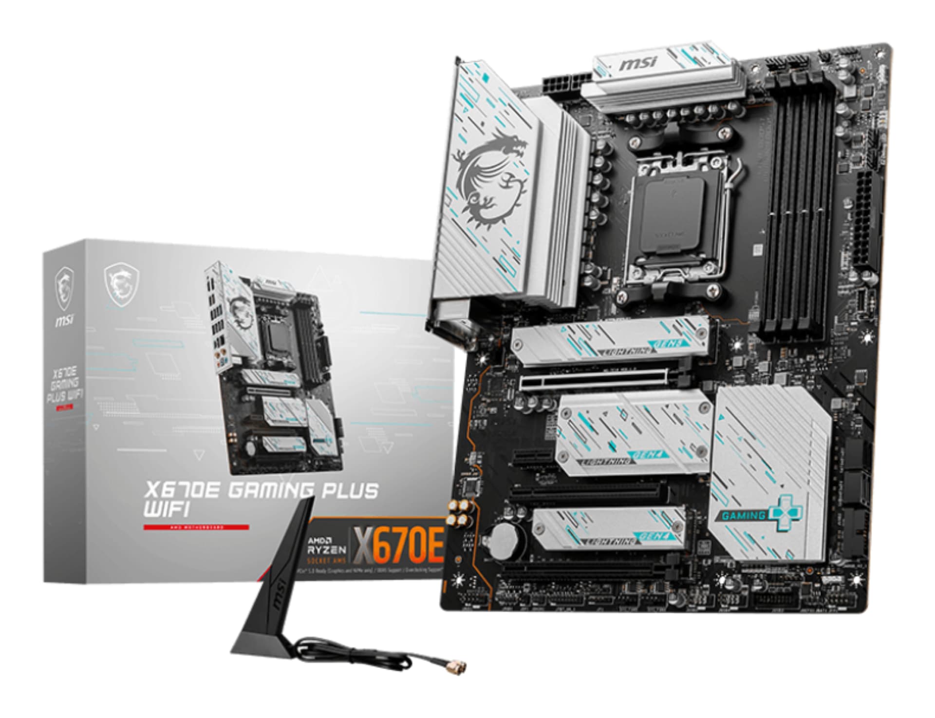 Placa de baza MAG X670E Gaming Plus Wifi - (X670E,AM5,ATX,DDR5) "7E16-001R"