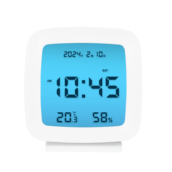 CEAS DIGITAL LOGILINK, cu alarma, temperatura, umiditate, functie amanare, alb, "SC0120" — miniatură