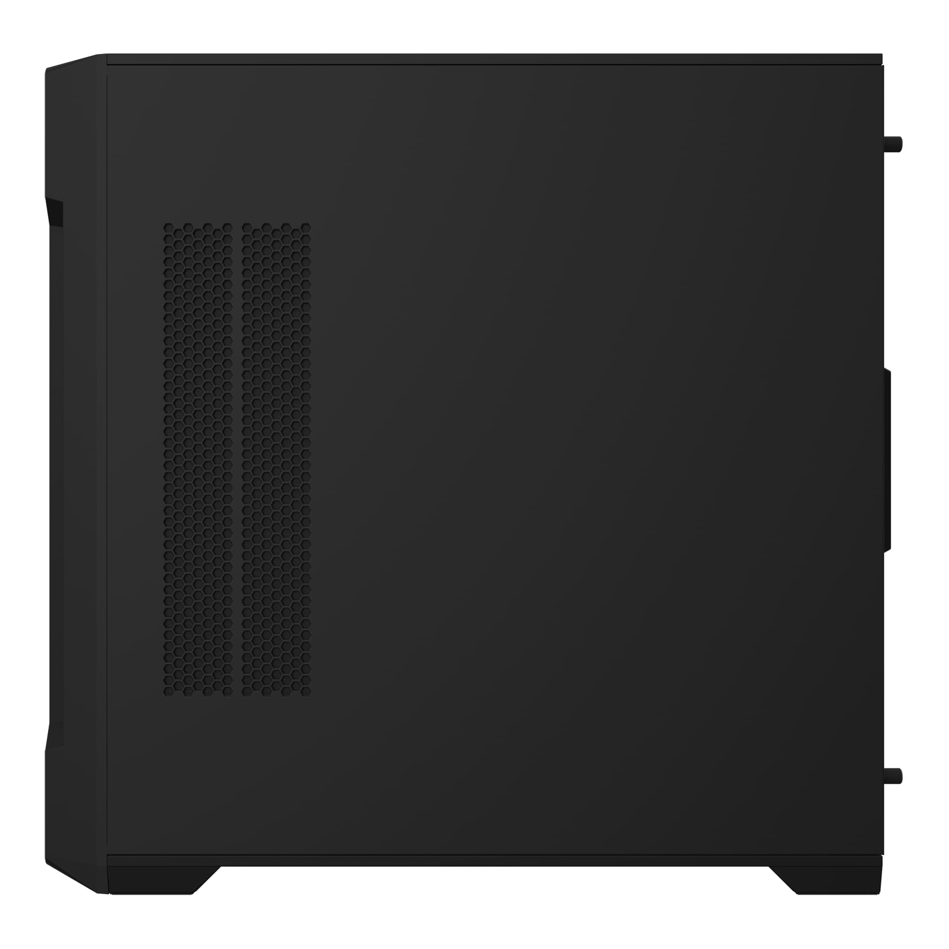 GIGABYTE C102G PC Case Full-Size Tempered Glass Side Panel With 2xUSB 3.0 Pre-installed two 120mm fans M-ATX/Mini-ITX "C102G" — miniatură