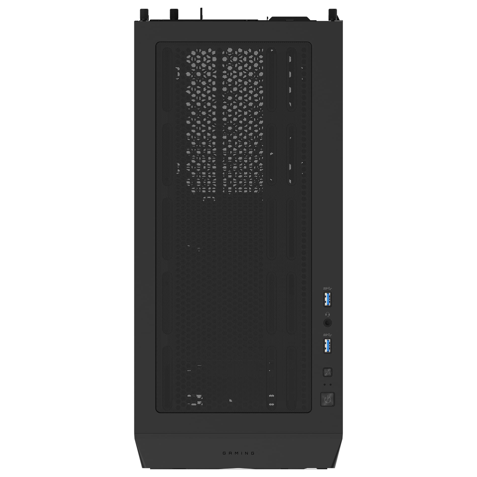 GIGABYTE C102G PC Case Full-Size Tempered Glass Side Panel With 2xUSB 3.0 Pre-installed two 120mm fans M-ATX/Mini-ITX "C102G" — miniatură