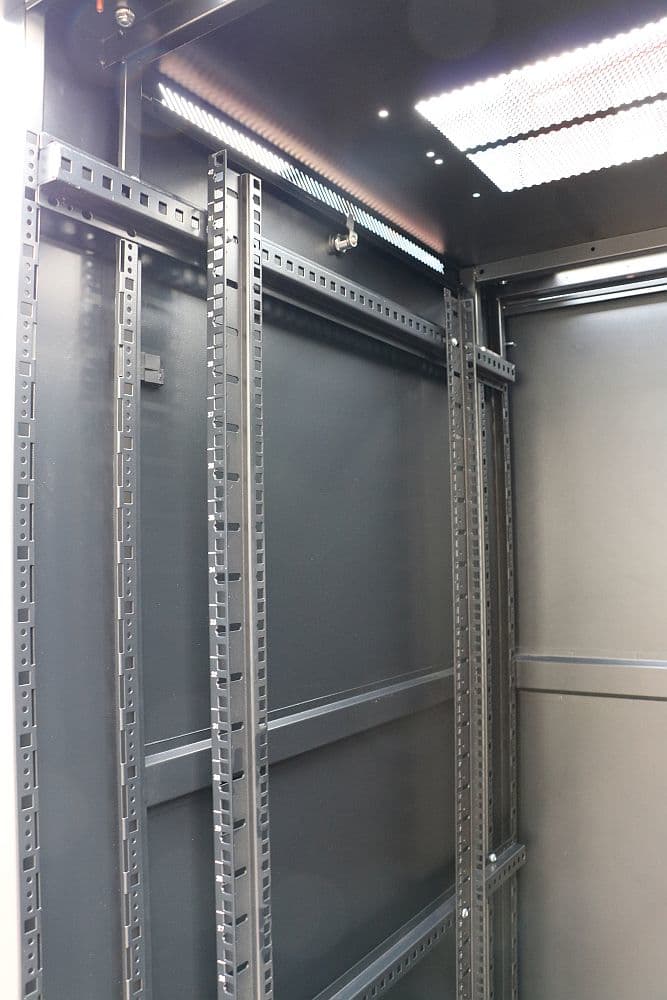 EXTRALINK 42U 600X800 standing rackmount cabinet black "EX.8628" — miniatură