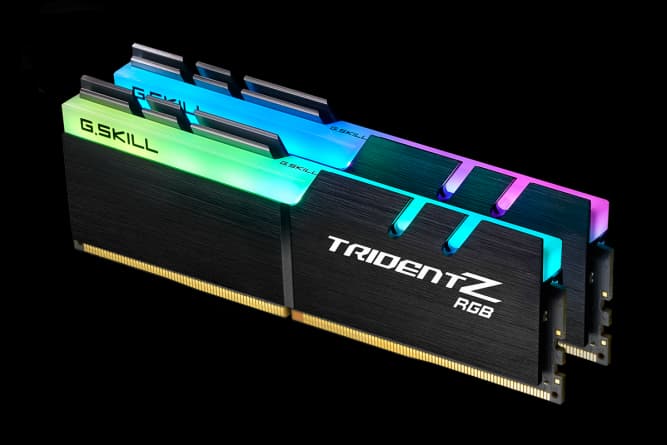 Memorie Trident Z RGB Dual Channel Kit 16GB (2x8GB) DDR4 3600MHz CL18 1.35V "F4-3600C18D-16GTZRX" — miniatură