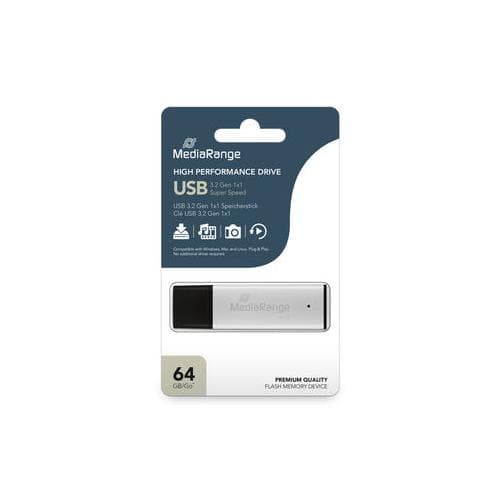 MediaRange USB 3.0 high performance flash drive, 64GB "MR1901"