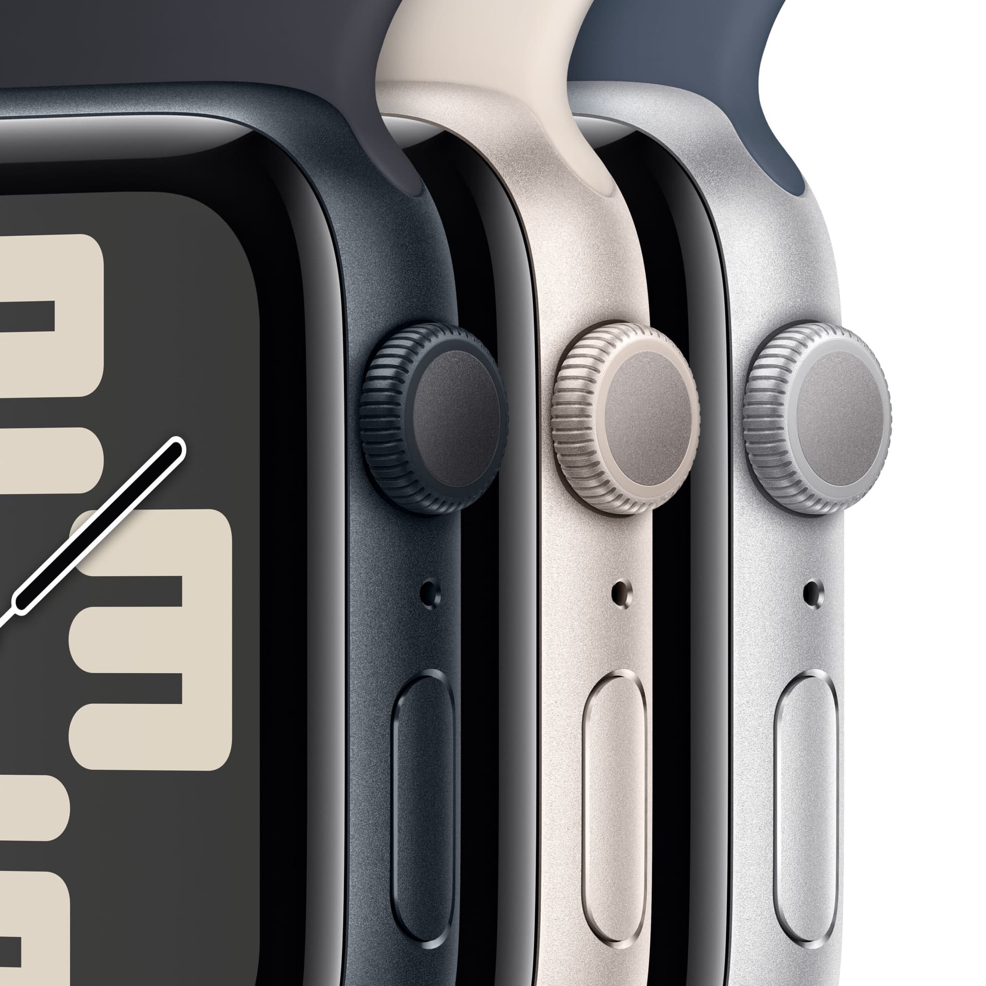 Apple Watch SE2 v2(2023) GPS 44mm Midnight Alu Case w Midnight Sport Band - M/L "MRE93" — miniatură