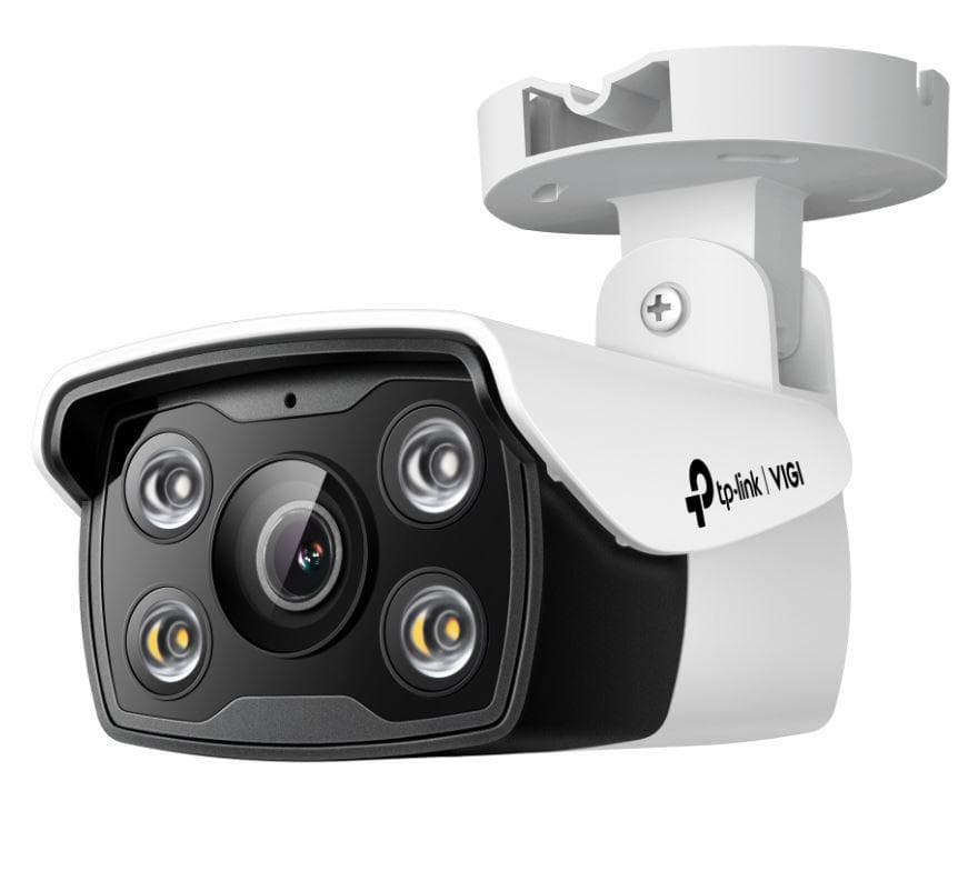 CAMERA IP TP-LINK VIGI, bullet, pt. exterior, dist. IR 30 m, tip lentila fixa 4 mm, 4 Mpx, 1 x RJ45 10/100M, carcasa plastic, POE, "VIGI C340(4mm)"