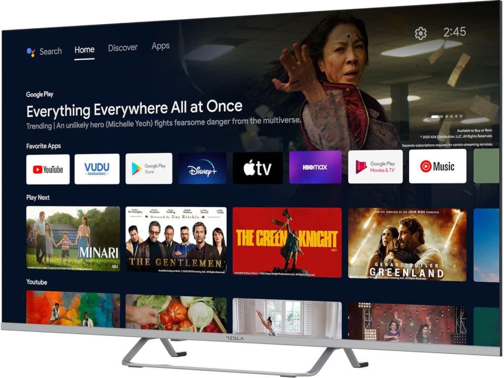 Televizor Android 11 TV DLED 55E635SUS, 139cm, UHD "55E635SUS" — miniatură