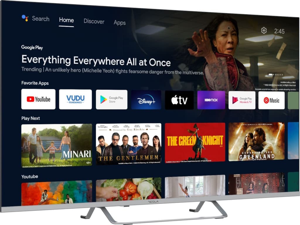 Televizor Android 11 TV DLED 55E635SUS, 139cm, UHD "55E635SUS" — miniatură