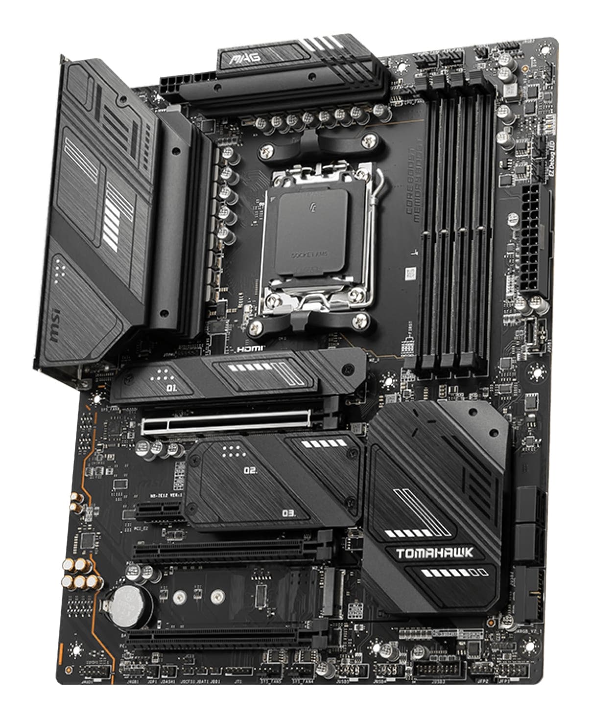 Placa de baza MAG X670E TOMAHAWK WIFI, AMD X670, Socket AM5, ATX "7E12-001R" — miniatură