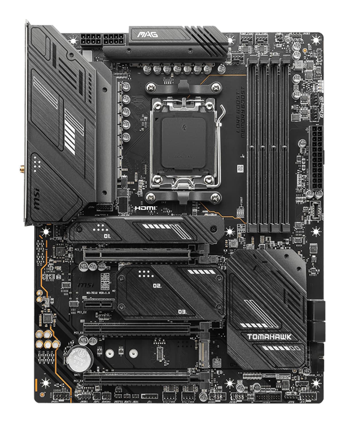 Placa de baza MAG X670E TOMAHAWK WIFI, AMD X670, Socket AM5, ATX "7E12-001R" — miniatură