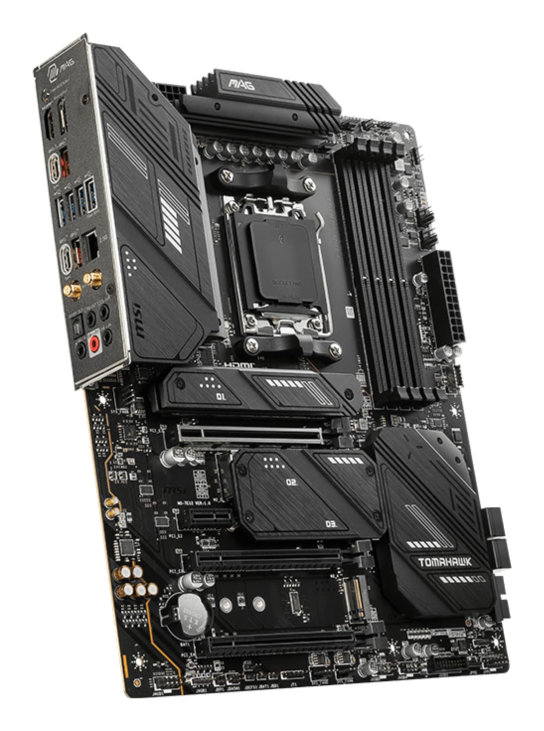 Placa de baza MAG X670E TOMAHAWK WIFI, AMD X670, Socket AM5, ATX "7E12-001R" — miniatură