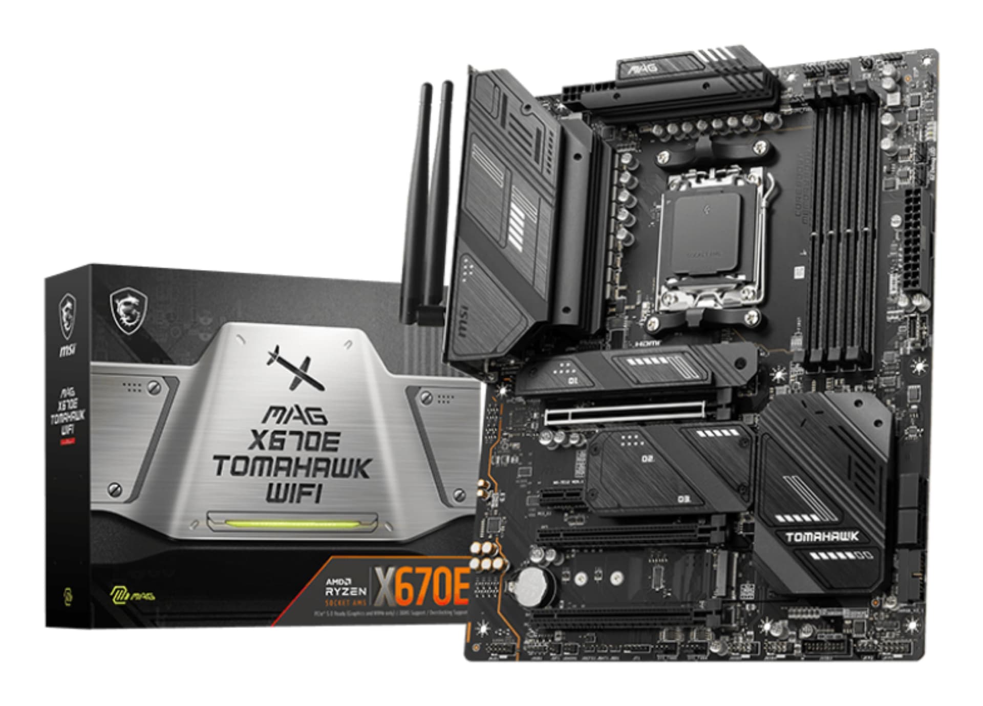 Placa de baza MAG X670E TOMAHAWK WIFI, AMD X670, Socket AM5, ATX "7E12-001R"