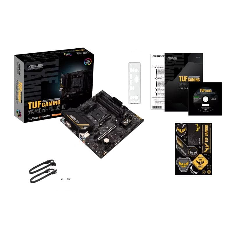 Placa de baza TUF GAMING A520M-PLUS II micro ATX Socket AM4 - AMD A520 "90MB17G0-M0EAY0" — miniatură