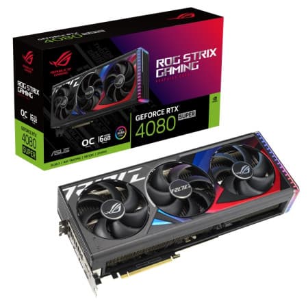 Placa video ASUS ROG -STRIX-RTX4080S-O16G-GAMING NVIDIA GeForce RTX 4080 SUPER 16 GB GDDR6X "90YV0KB0-M0NA00"
