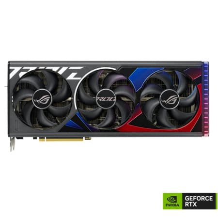Placa video ASUS ROG -STRIX-RTX4080S-O16G-GAMING NVIDIA GeForce RTX 4080 SUPER 16 GB GDDR6X "90YV0KB0-M0NA00" — miniatură
