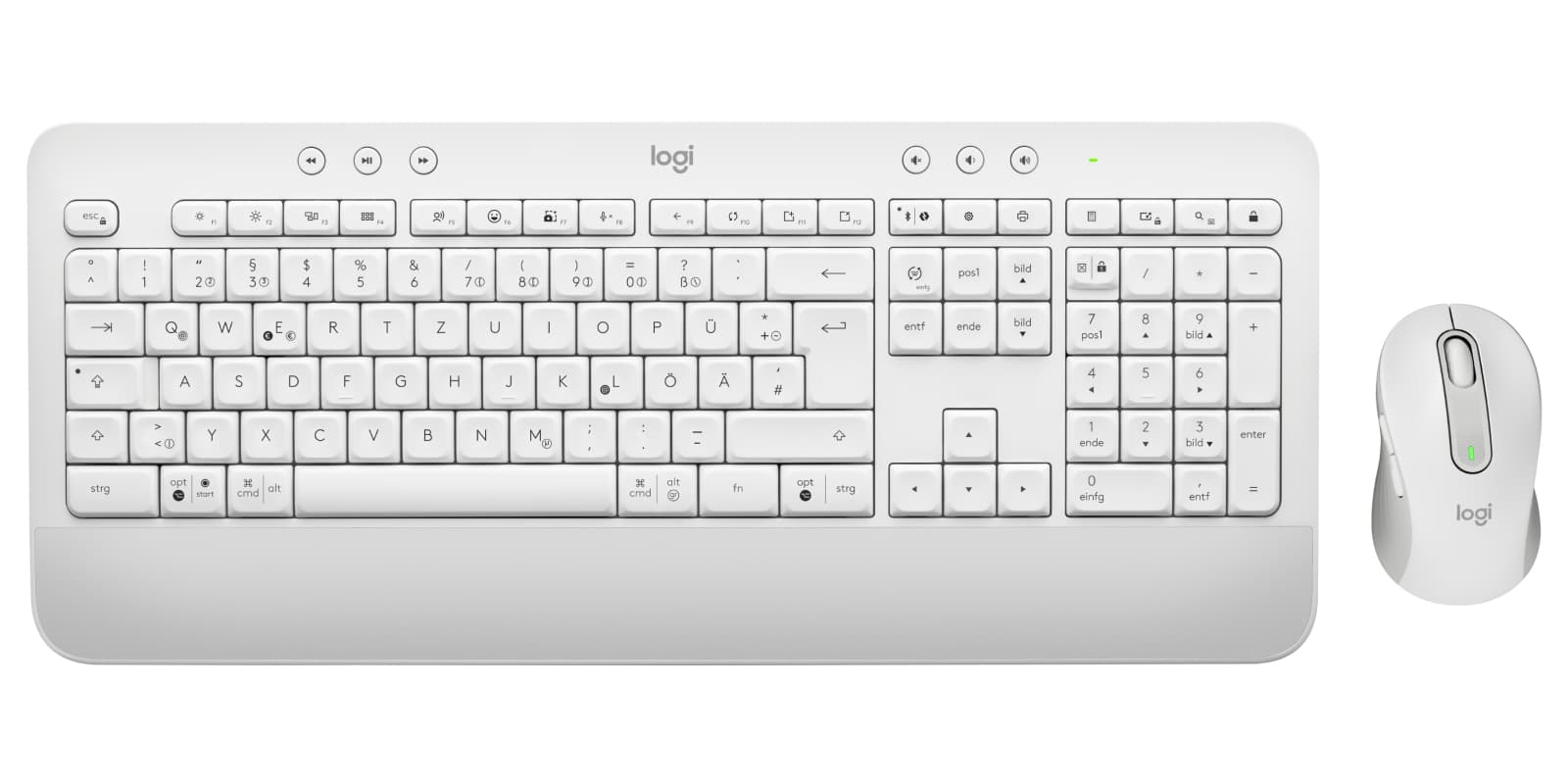 Tastatura MK650 combo with mouse White "920-011022" — miniatură