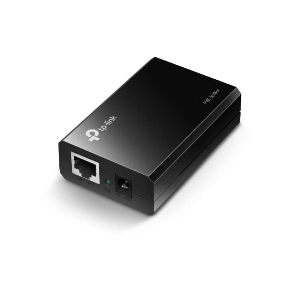 SPLITTER PoE TP-LINK 2 porturi Gigabit, compatibil IEEE 802.3af, alimentare 5V/12V, carcasa plastic "PoE10R" — miniatură