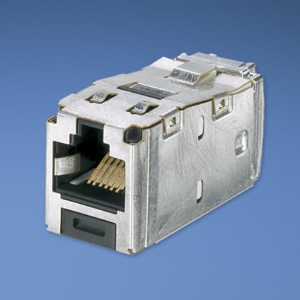 PANDUIT Cat 6 10Gig Mini-Com TX6 Shielded Jack Module "CJS6X88TGY"
