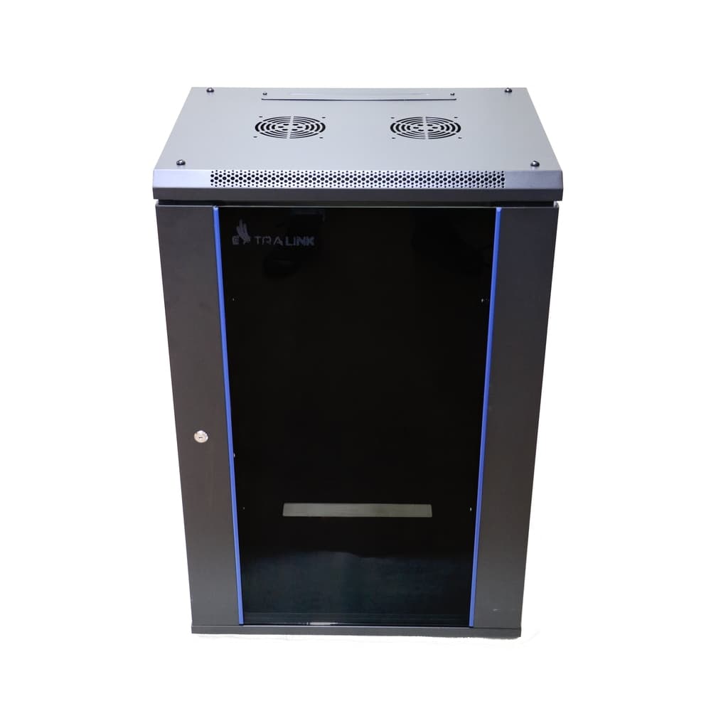 EXTRALINK 18U 600X450 wall-mounted rackmount cabinet black "EX.14367"