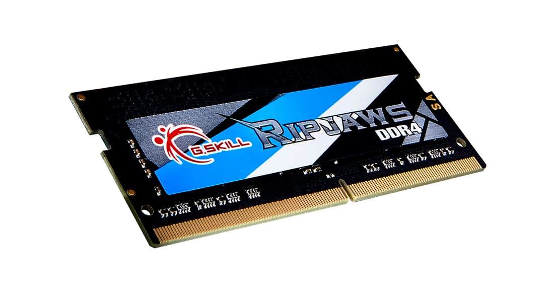 Memorie laptop G.Skill Ripjaws - DDR4 - module - 8 GB - SO-DIMM 260-pin - 3200 MHz / PC4-25600 - unbuffered "F4-3200C22S-8GRS" — miniatură