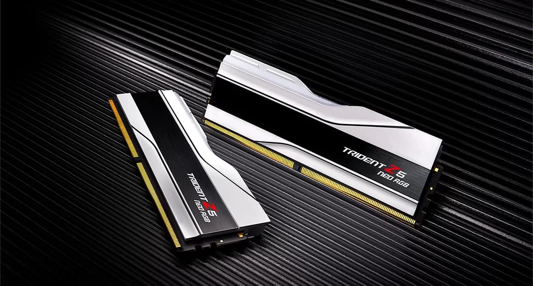 Memorie Trident Z5 Neo RGB DDR5-6400 CL32-39-39-102 1.35V 48GB (2x24GB) AMD EXPO "F5-6400J3239F24GX2-TZ5NRW" — miniatură