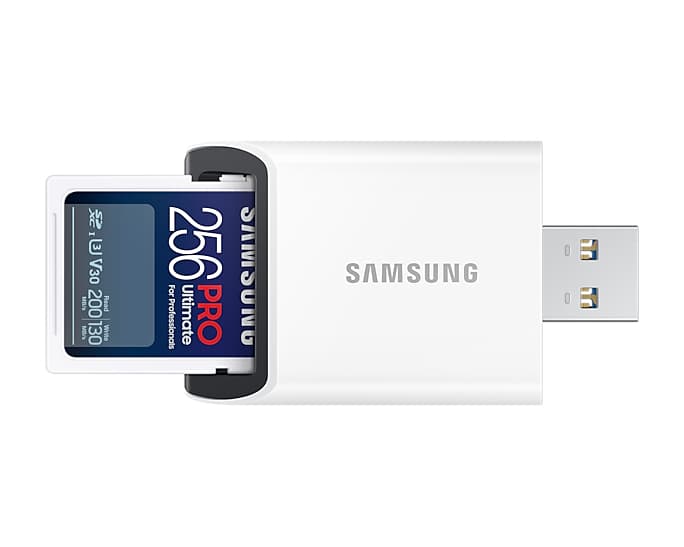 Card memorie PRO Ultimate 256GB, Class 10, UHS-I U3, V30 + Adaptor USB "MB-SY256SB/WW" — miniatură