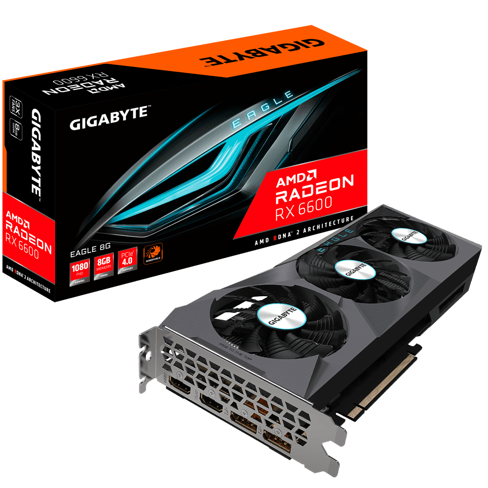Gigabyte Radeon RX 6600 EAGLE 8G "R66EAGLE-8G"