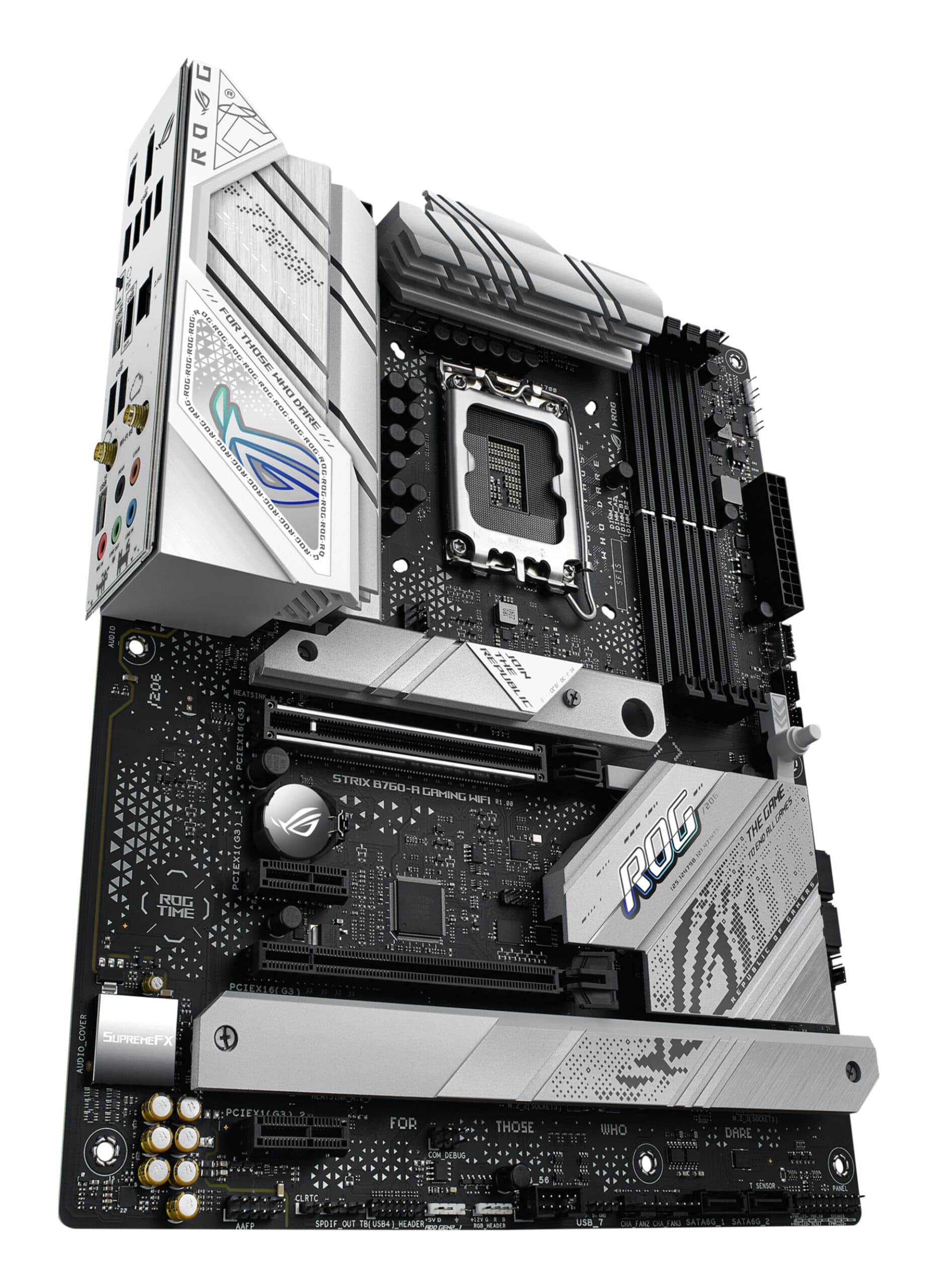 Placa de baza Gaming Asus ROG STRIX B760A WiFiIntel B760 LGA 1700 ATX ,DDR5 up to 7800 MT/s "ROG STRIX B760-A GM" — miniatură
