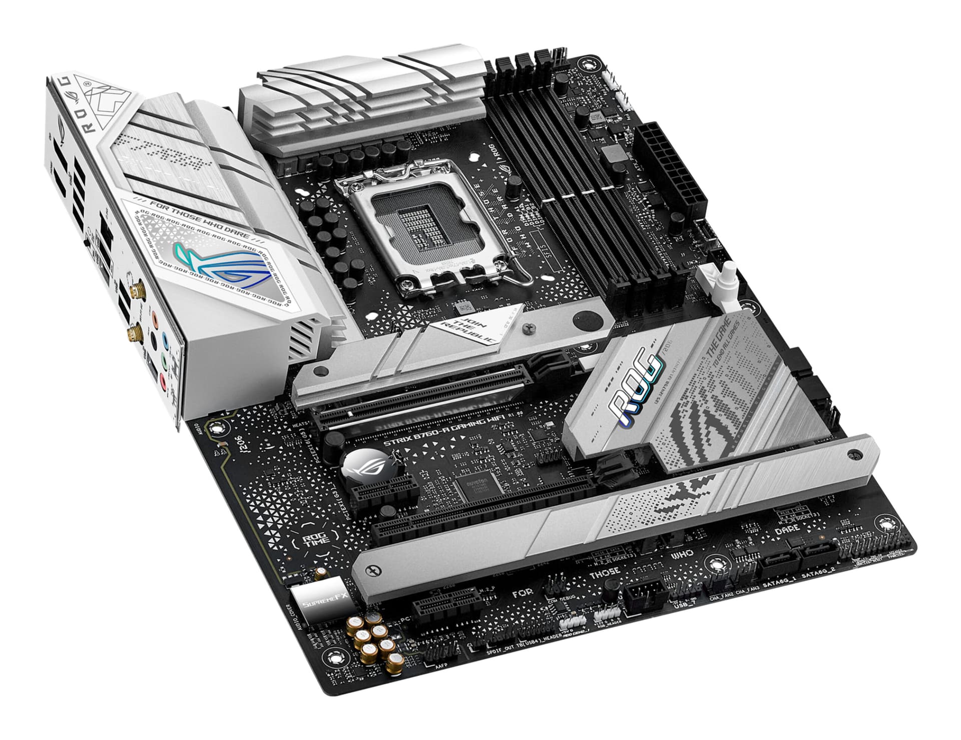 Placa de baza Gaming Asus ROG STRIX B760A WiFiIntel B760 LGA 1700 ATX ,DDR5 up to 7800 MT/s "ROG STRIX B760-A GM" — miniatură