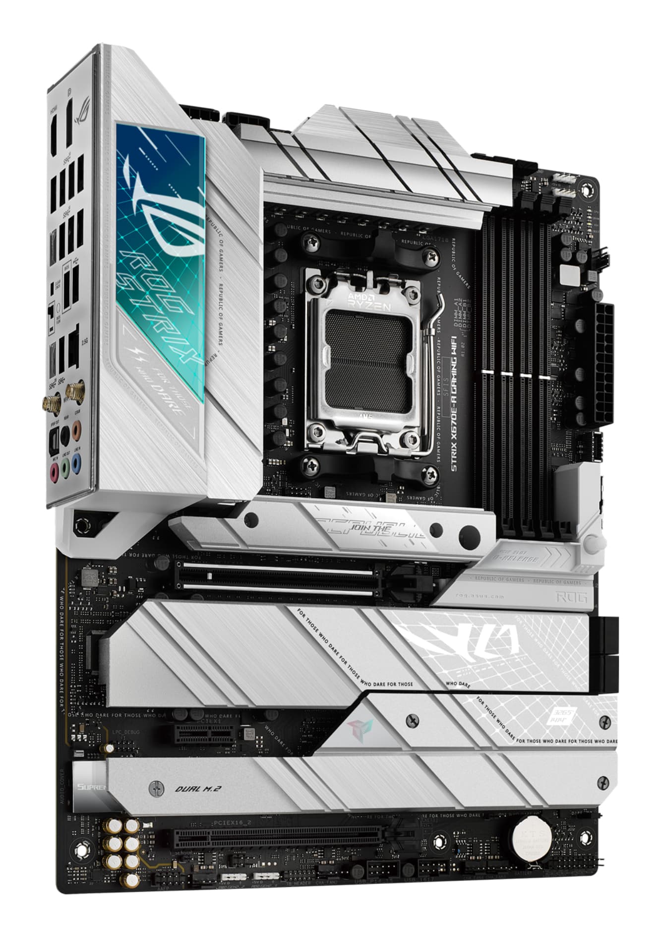 Placa de baza Gaming Asus ROG STRIX X670E-A WIFIAMD X670 ATX , DDR5 support, Wi-Fi 6E "ROG STRIX X670E-A GM" — miniatură
