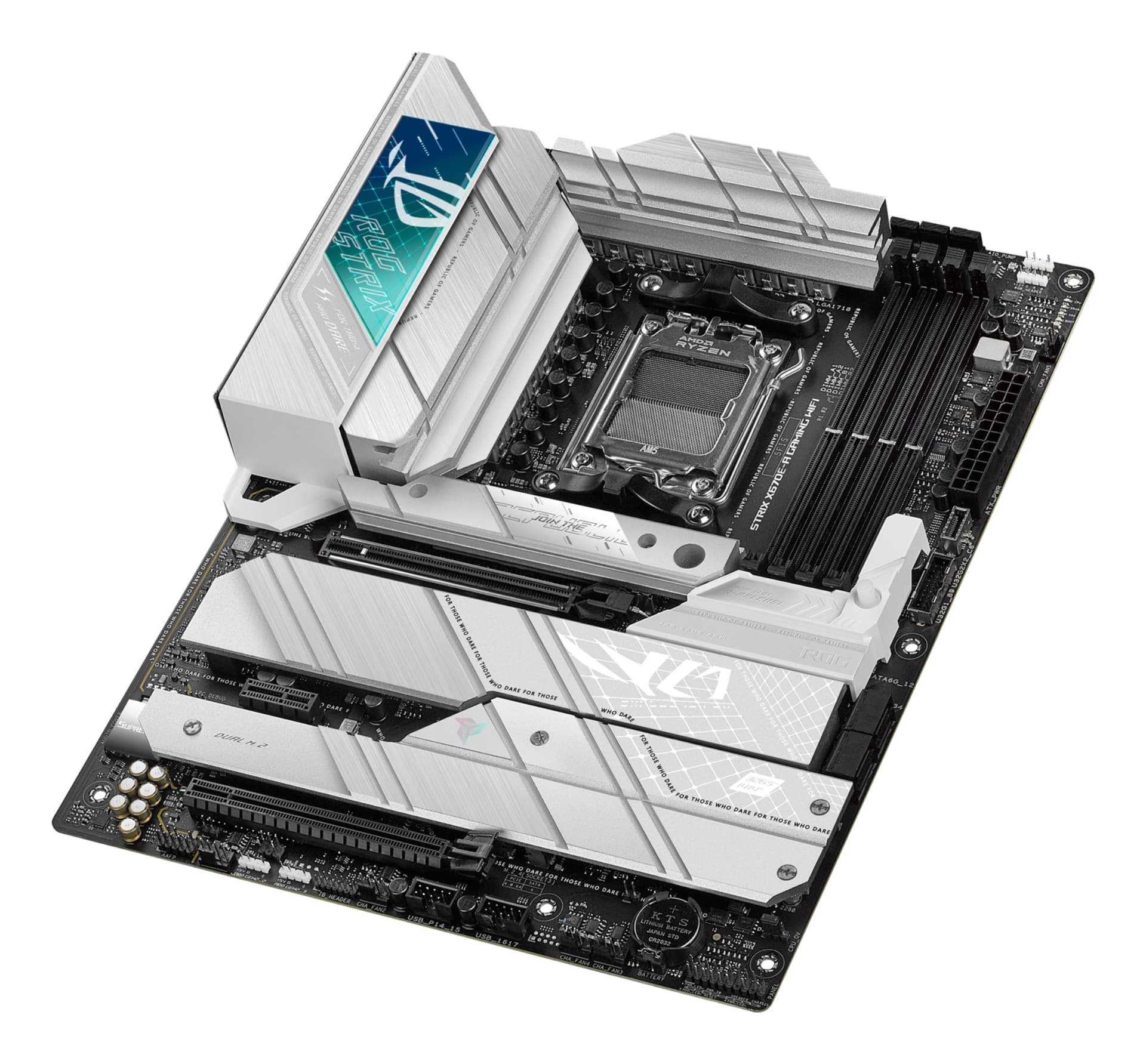 Placa de baza Gaming Asus ROG STRIX X670E-A WIFIAMD X670 ATX , DDR5 support, Wi-Fi 6E "ROG STRIX X670E-A GM" — miniatură
