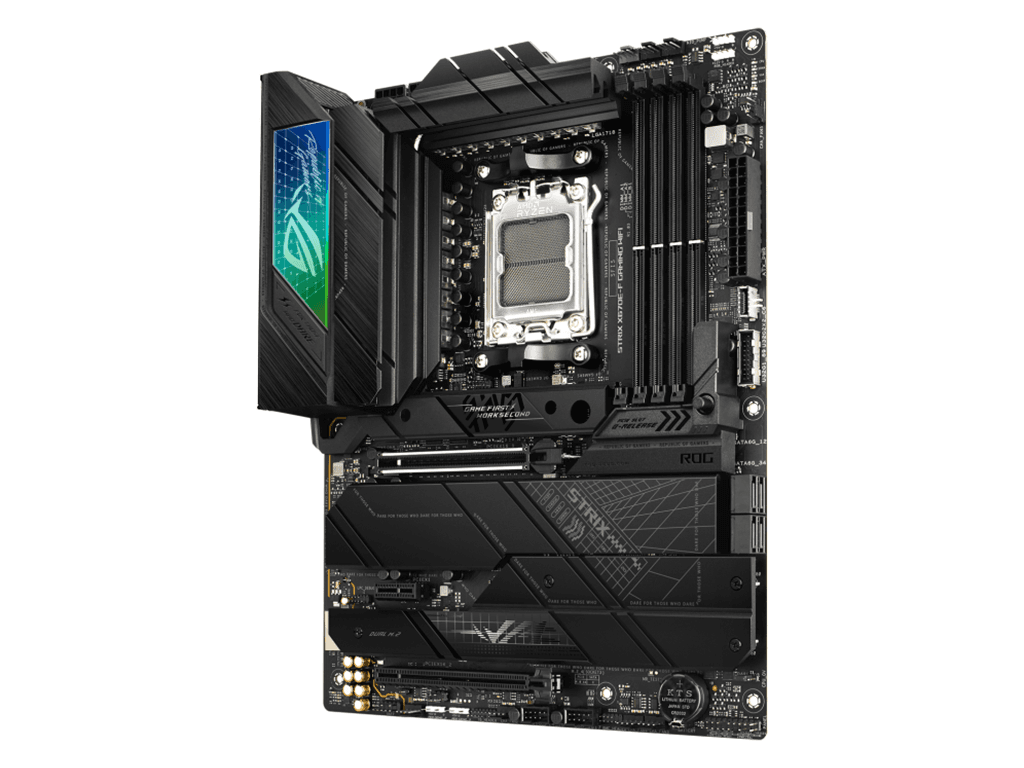 Placa de baza ASUS ROG STRIX X670-F GAMING WIFIAM5, X670, USB3.2 GEN 2 MB "ROGSTRIXX670E-FGM WF" — miniatură