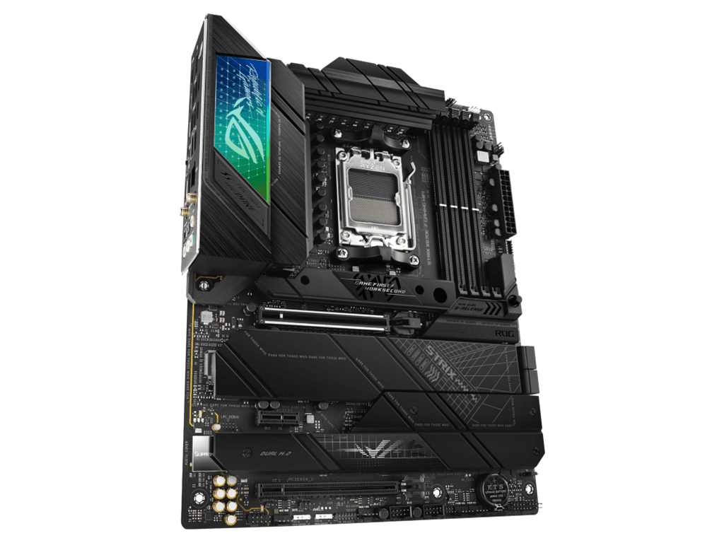 Placa de baza ASUS ROG STRIX X670-F GAMING WIFIAM5, X670, USB3.2 GEN 2 MB "ROGSTRIXX670E-FGM WF" — miniatură