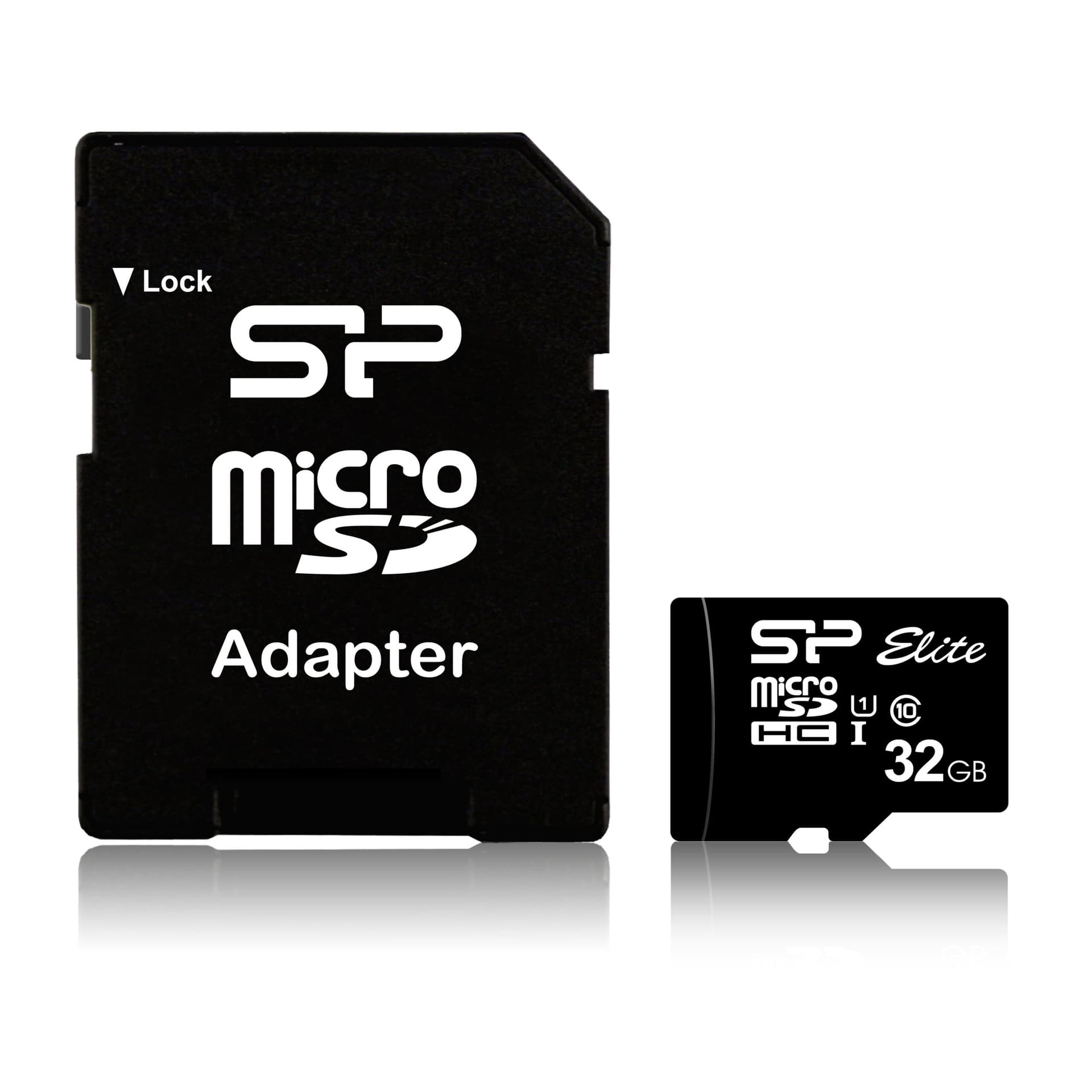 Card memorie Silicon Power Elite UHS-I 32GB microSDHC "SP032GBSTHBU1V10SP" — miniatură