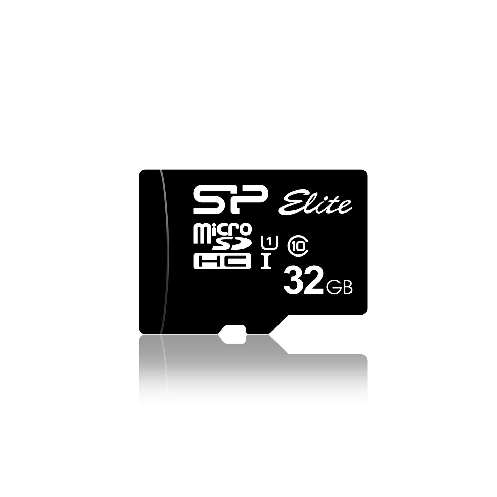 Card memorie Silicon Power Elite UHS-I 32GB microSDHC "SP032GBSTHBU1V10SP"