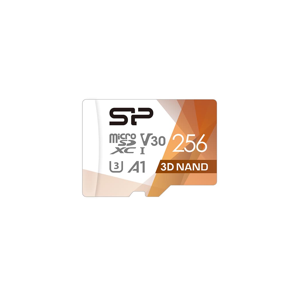 Card memorie Silicon Power memory card Superior Pro Micro SDXC 256GB UHS-I U3 V30 +adapter "SP256GBSTXDU3V20AB"