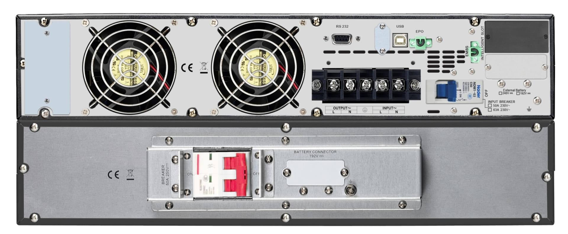 APC Easy UPS On-Line SRV 5000VA RM 230V with Rail Kit "SRV5KRIRK" — miniatură