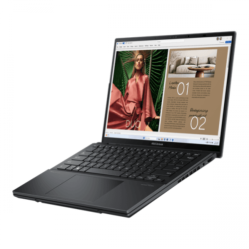 ASUS Zenbook Duo OLED Intel Core Ultra9 185H 14.0-inch 3K OLED Touch 32GB 2TB M.2 NVMe PCIe 4.0 SSD Intel Arc Graphics Win 11 Pro 3Y PUR Inkwell Gray "UX8406MA-PZ043X" ( — miniatură
