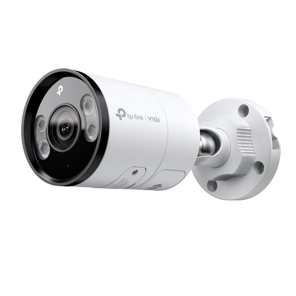 CAMERA IP TP-LINK VIGI, bullet, pt. exterior, dist. IR 30 m, tip lentila fixa 6 mm, 5 Mpx, 1 x RJ45 10/100M, carcasa metal, POE, "VIGI C355(4mm)" — miniatură