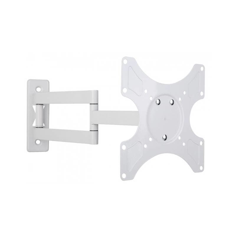 Techly Suport de perete TV LCD/LED/PDP cu doua brate 19-37 25 kg VESA alb "VX023820"