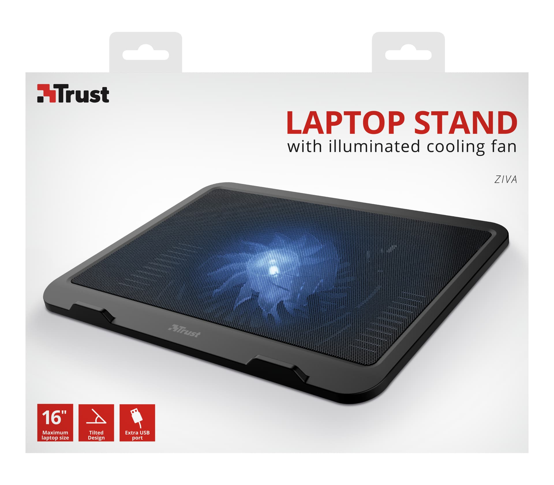 notebook cooling pad 40.6 cm (16") Black "VX21962" — miniatură