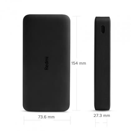 Baterie externa 20000mAh Redmi 18W Fast Charge Power Bank Black "VX26922" — miniatură