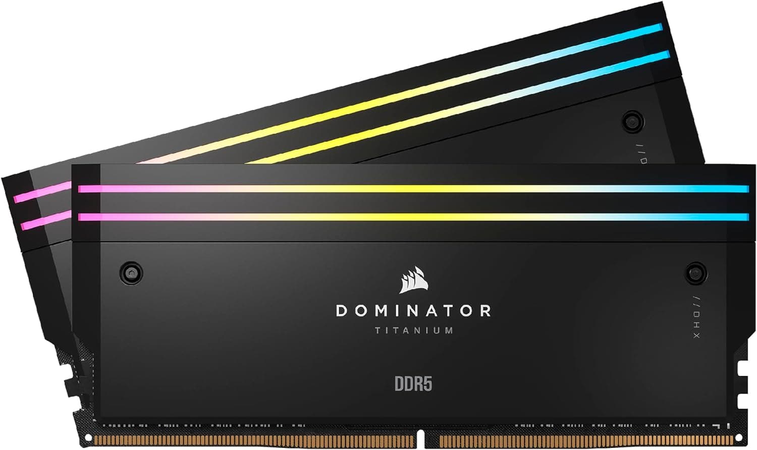 Memorie Dominator Titanium RGB Black 64GB DDR5 6600MHz CL 32 Dual Channel "CMP64GX5M2X6600C32"