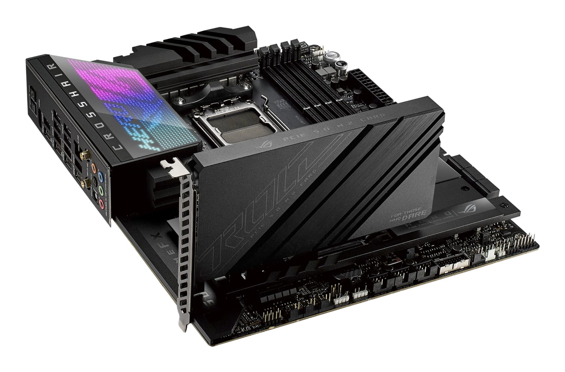 Placa de baza ROG CROSSHAIR X670E HERO AMD Socket AM5 ATX "90MB1BC0-M0EAY0" — miniatură