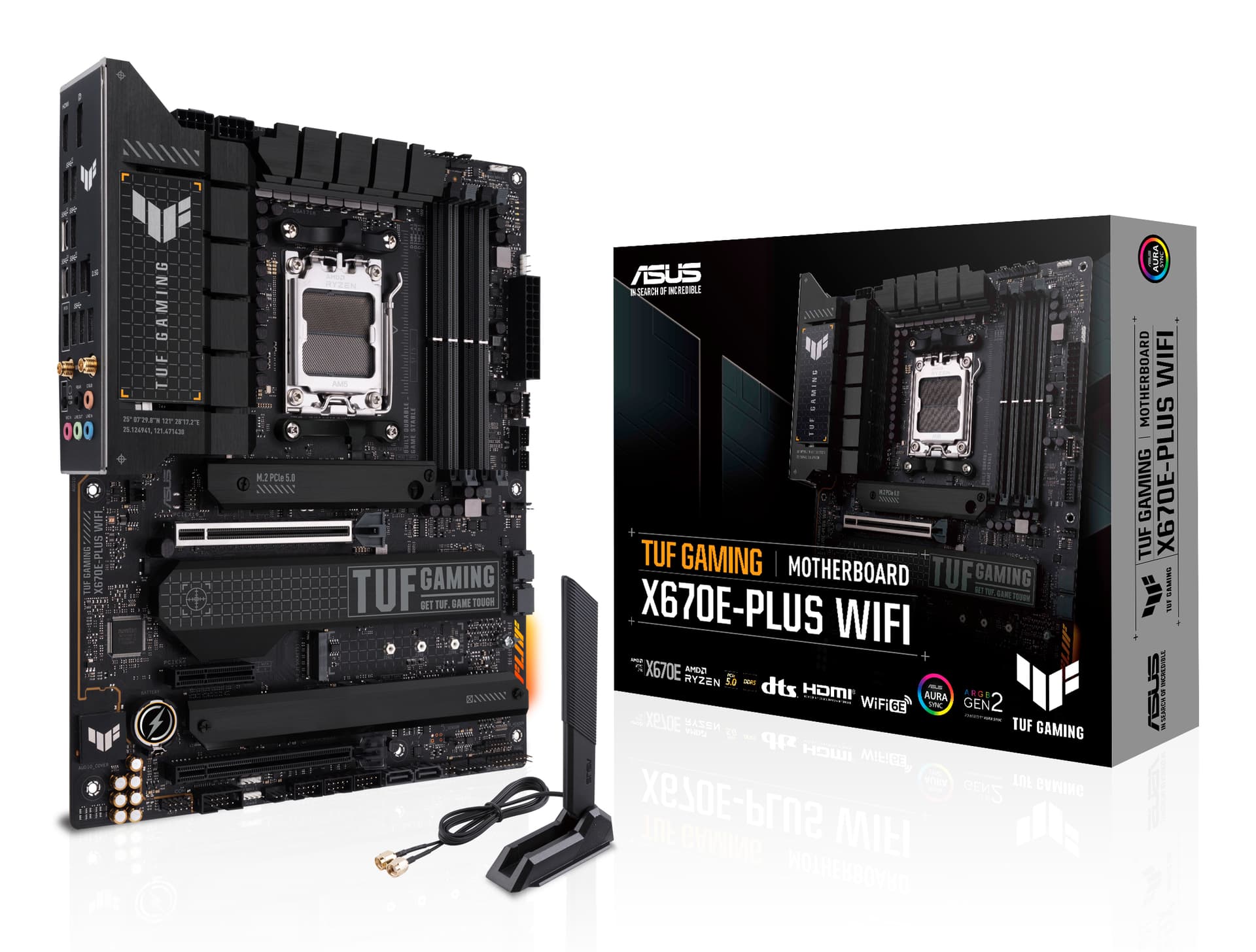 Placa de baza TUF Gaming X670E-Plus WiFi, AMD X670E-Mainboard - Sockel AM5 "90MB1BK0-M0EAY0"