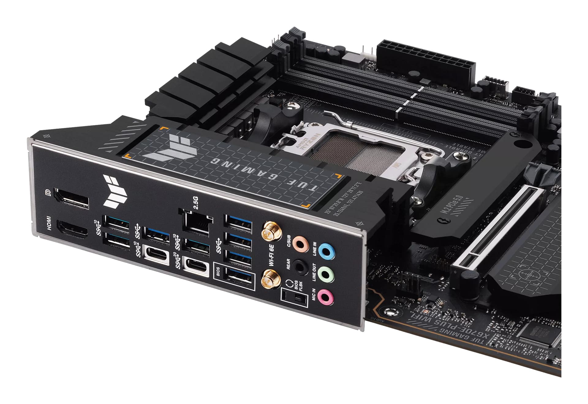 Placa de baza TUF Gaming X670E-Plus WiFi, AMD X670E-Mainboard - Sockel AM5 "90MB1BK0-M0EAY0" — miniatură