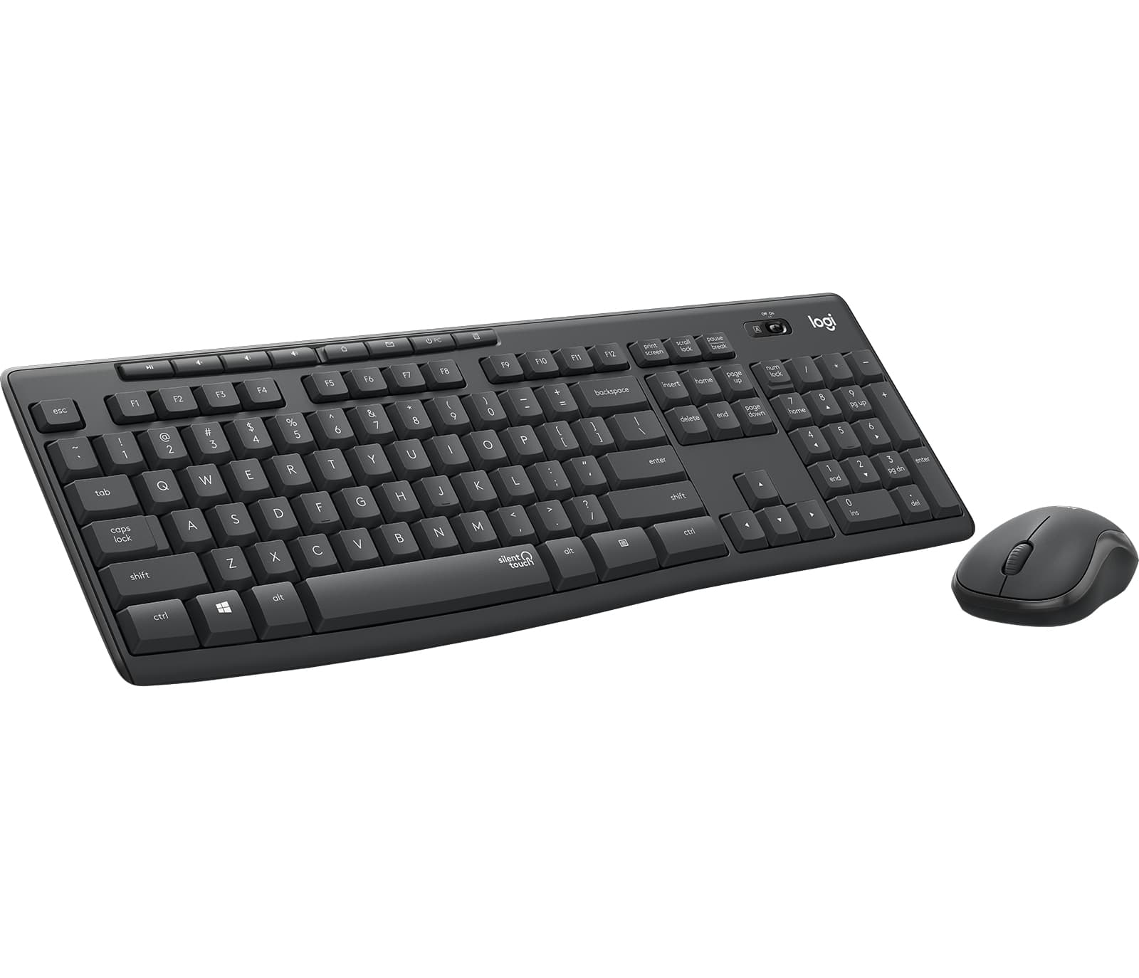 Tastatura MK295 Silent Wireless Combo - GRAPHITE "920-009871" — miniatură