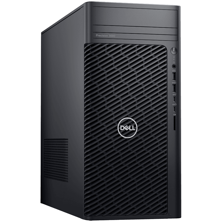 Dell Precision 3680 Tower,Intel Core i9-14900K(36MB,24Cores,32threads,3.2GHz/6.0GHz),32GB(2x16)DDR5,1TB SSD,Nvidia RTX 2000 Ada/16GB,Win11Pro,3Yr "DP3680TI914900K32GB1TB16GW3Y-05"